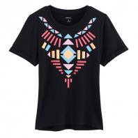 [VT]印花T恤 部落纹样（女款） 黑色