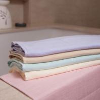 单面纱布素色纯棉浴巾