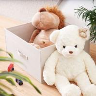 棉麻大号衣物收纳箱